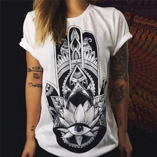 Load image into Gallery viewer, Heart White Woman T-shirt