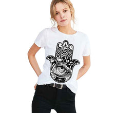 Load image into Gallery viewer, Heart White Woman T-shirt