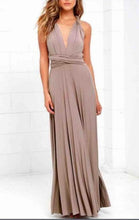 Load image into Gallery viewer, Multiway Wrap Red Woman Dress