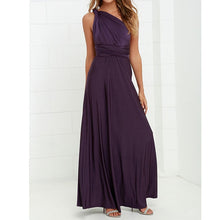 Load image into Gallery viewer, Multiway Wrap Red Woman Dress