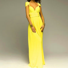 Load image into Gallery viewer, Multiway Wrap Red Woman Dress