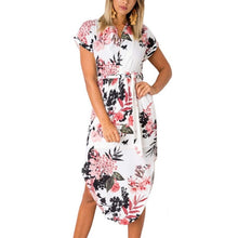 Load image into Gallery viewer, Floral Flower Print Woman Dress