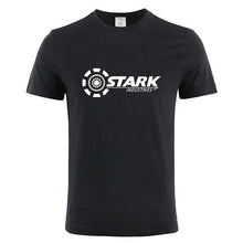Load image into Gallery viewer, Black Stark Industries Print Man T-shirt