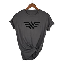 Load image into Gallery viewer, Red Wonder Woman Print Woman T-Shirt