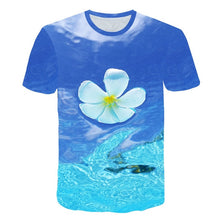 Load image into Gallery viewer, Black Rose Print Man T-shirt