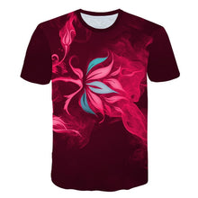 Load image into Gallery viewer, Black Rose Print Man T-shirt
