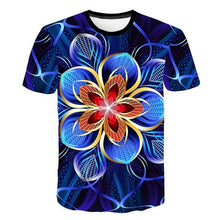Load image into Gallery viewer, Black Rose Print Man T-shirt