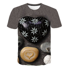 Load image into Gallery viewer, Black Rose Print Man T-shirt
