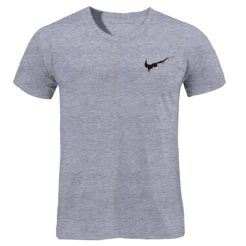 Grey Nike Print Man T-shirt
