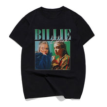 Load image into Gallery viewer, Black Billie Eilish Print Man T-shirt