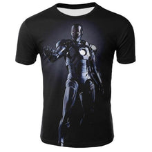 Load image into Gallery viewer, Red Iron Man Print Man T-shirt