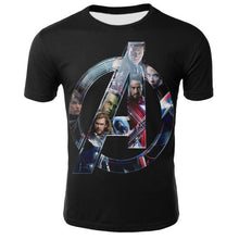 Load image into Gallery viewer, Red Iron Man Print Man T-shirt