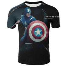 Load image into Gallery viewer, Red Iron Man Print Man T-shirt