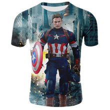 Load image into Gallery viewer, Red Iron Man Print Man T-shirt