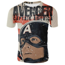 Load image into Gallery viewer, Red Iron Man Print Man T-shirt