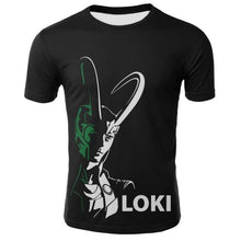 Load image into Gallery viewer, Red Iron Man Print Man T-shirt