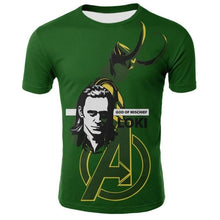 Load image into Gallery viewer, Red Iron Man Print Man T-shirt