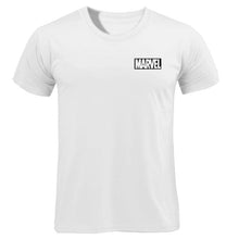 Load image into Gallery viewer, Black Marvel Print Man T-shirt