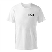Load image into Gallery viewer, Black Marvel Print Man T-shirt