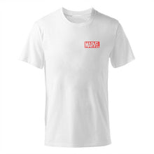 Load image into Gallery viewer, Black Marvel Print Man T-shirt