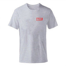 Load image into Gallery viewer, Black Marvel Print Man T-shirt