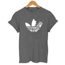 Load image into Gallery viewer, Red Adidas Print Woman T-shirt